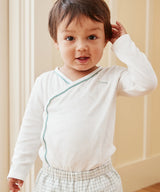 Crossbody One-Piece | Seafoam Piping