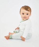 Crossbody One-Piece | Seafoam Piping