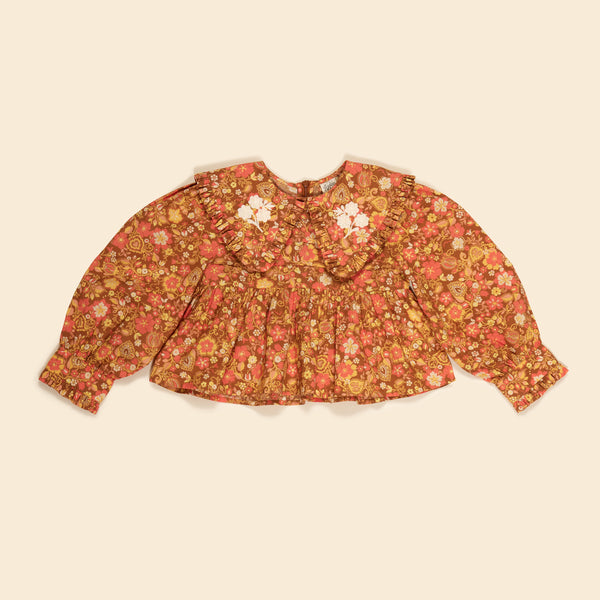 Dionne Blouse | Autumn Harvest Floral