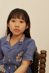 Donny Embroidered Shirt | Azul