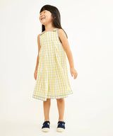 Daisy Dress | Yellow Picnic Check