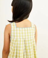 Daisy Dress | Yellow Picnic Check