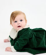 Delphina Baby Dress | Forest Corduroy