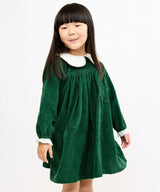 Delphina Dress | Forest Corduroy