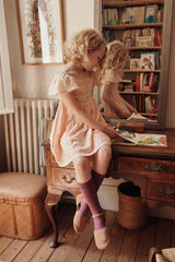 Robe Broderie Anglaise | Abricot