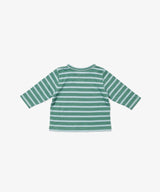 Edward Baby Long Sleeve T | Forest Stripe