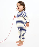 Edward Baby Long Sleeve T-Shirt | Navy Stripe