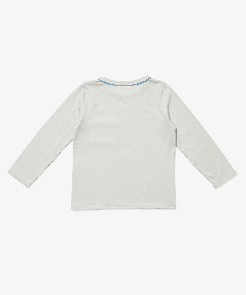 Edward Long Sleeve T-Shirt | Grey