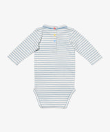 Edward One-Piece | Dusty Blue Mini Stripe