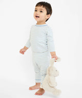 Edward One-Piece | Dusty Blue Mini Stripe