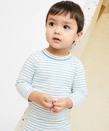 Edward One-Piece | Dusty Blue Mini Stripe