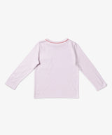 Edward Long Sleeve T-Shirt | Lilac Color Block