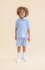 Nohr Shorts |  Bright Blue Stripe