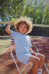 Nohr Shorts |  Bright Blue Stripe