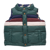 Kids Reversible River Vest | Evergreen Stripe