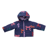 Girls Reversible Riley Jacket | Multi Bows