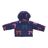 Girls Reversible Riley Jacket | Multi Bows