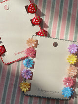 6 Pack Mini Fraise Hair Claws