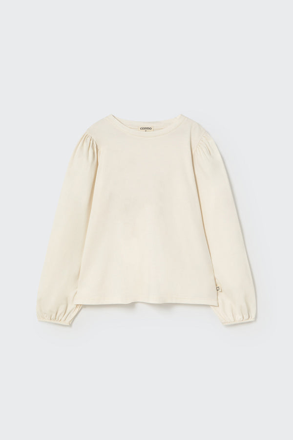 Florencia Jersey Tee | White