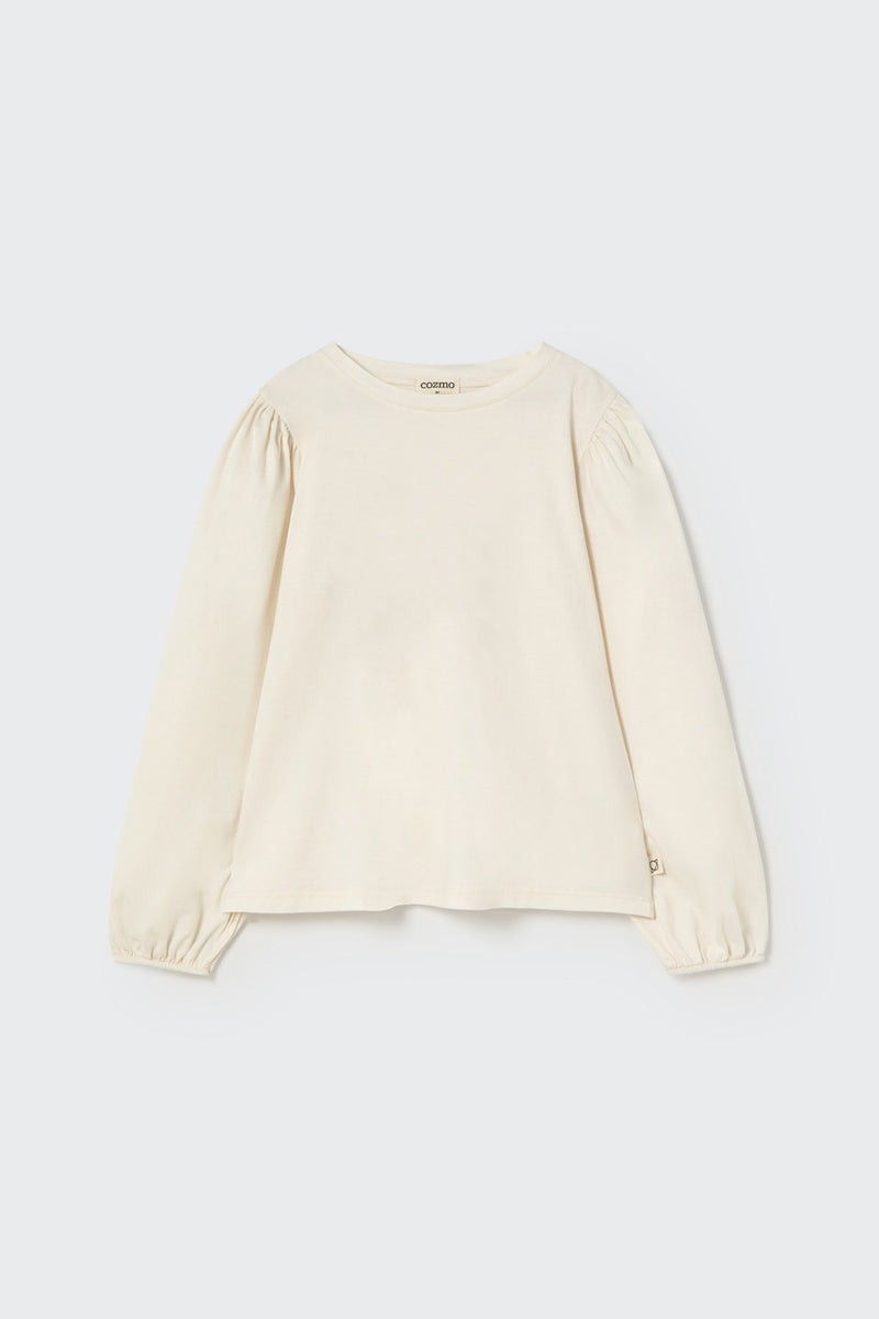 Florencia Jersey Tee | White