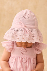 Rompers Salome | Pink Schiffli