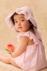 Rompers Salome | Pink Schiffli