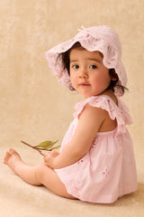 Rompers Salome | Pink Schiffli