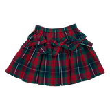 Girls Maribelle Bow Skirt | Red Tartan