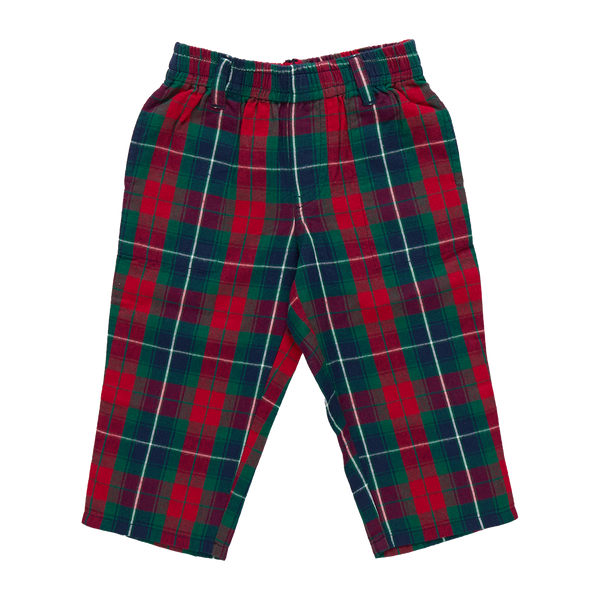 Baby Boys Jackson Pant | Red Tartan