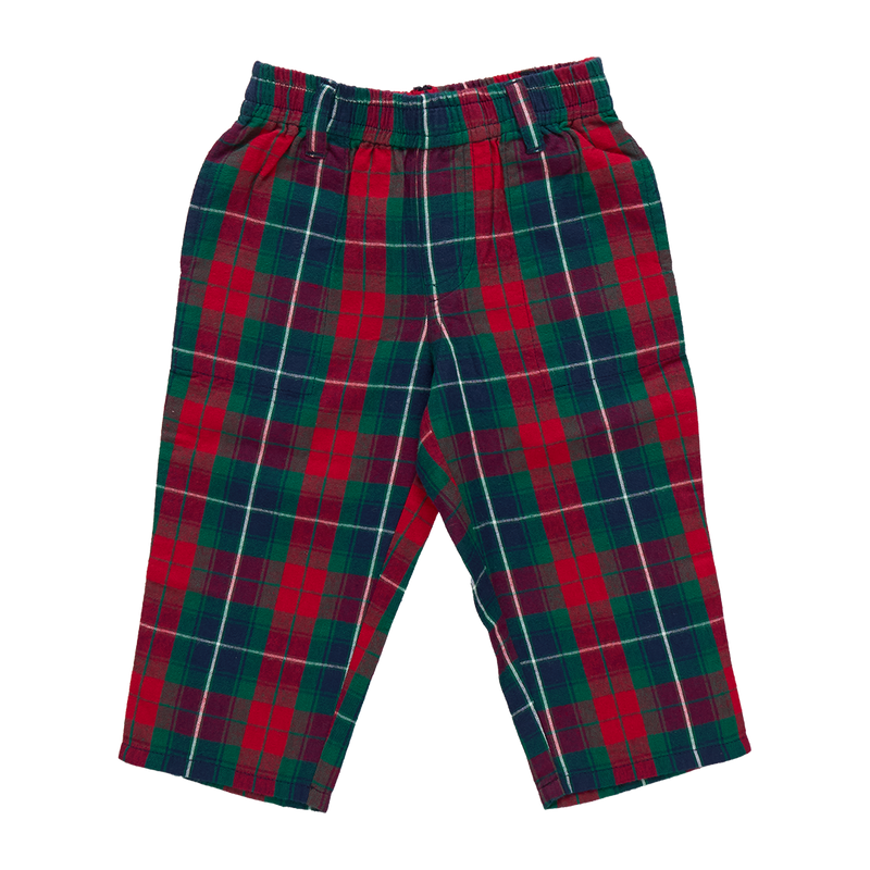 Boys Jackson Pant | Red Tartan