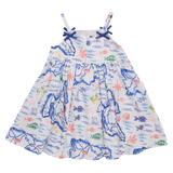 Girls Tia Dress | Island Map