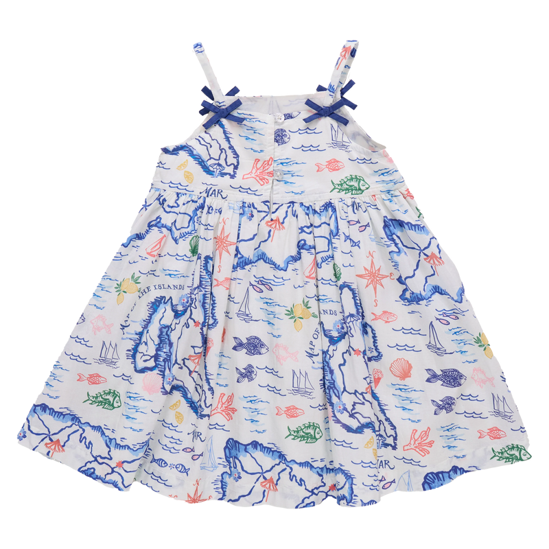 Girls Tia Dress | Island Map