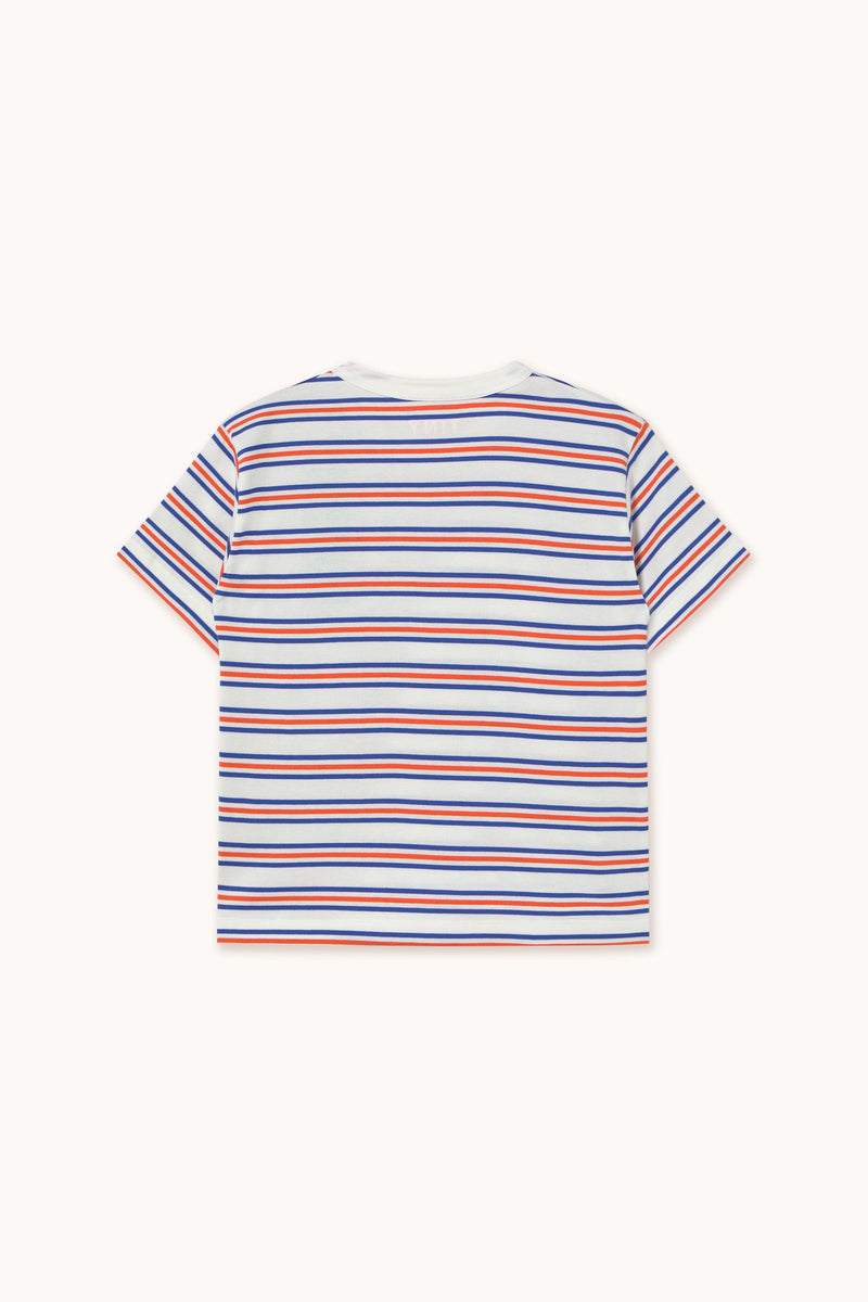 Stripes Multicolor Tee | Offwhite