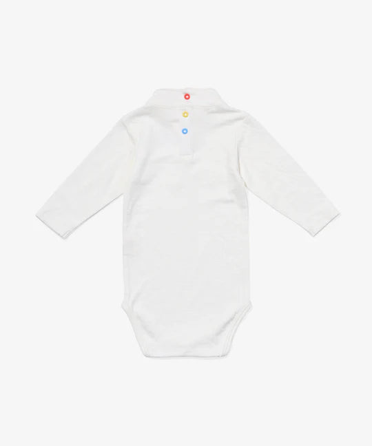 Frank T-Neck One-Piece | Vanilla Piping