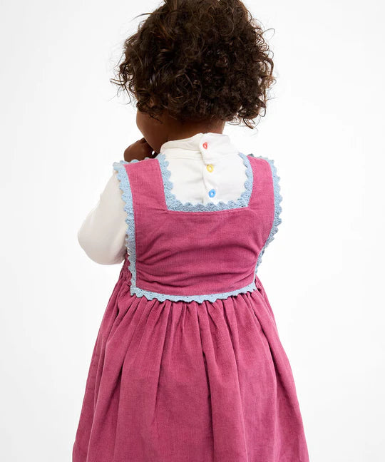 Frank T-Neck One-Piece | Vanilla Piping