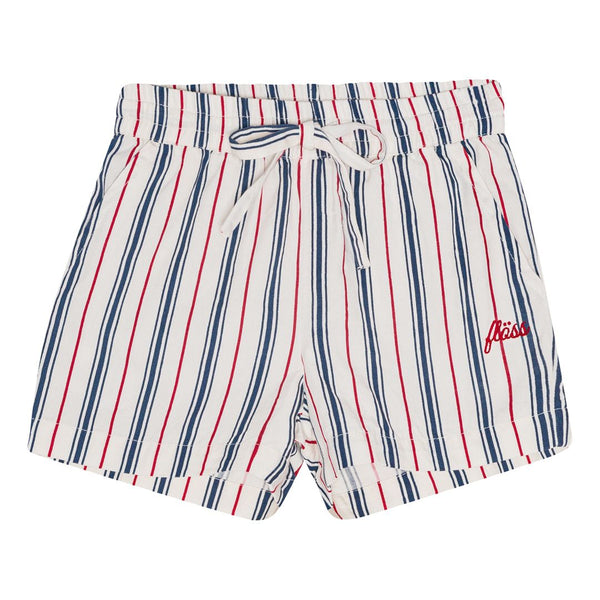 Miles Shorts | Red/Blue Stripes