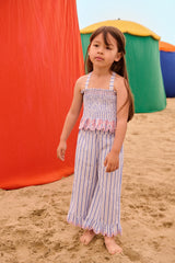 Pants Loukini | Blue Seaside Stripes