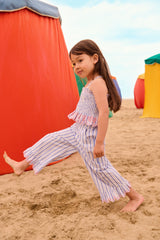 Pants Loukini | Blue Seaside Stripes