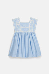 Briska Dress | Oxford Blue