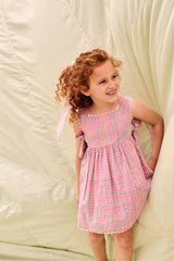 Aloisa Dress | Pink Pomelo Checks