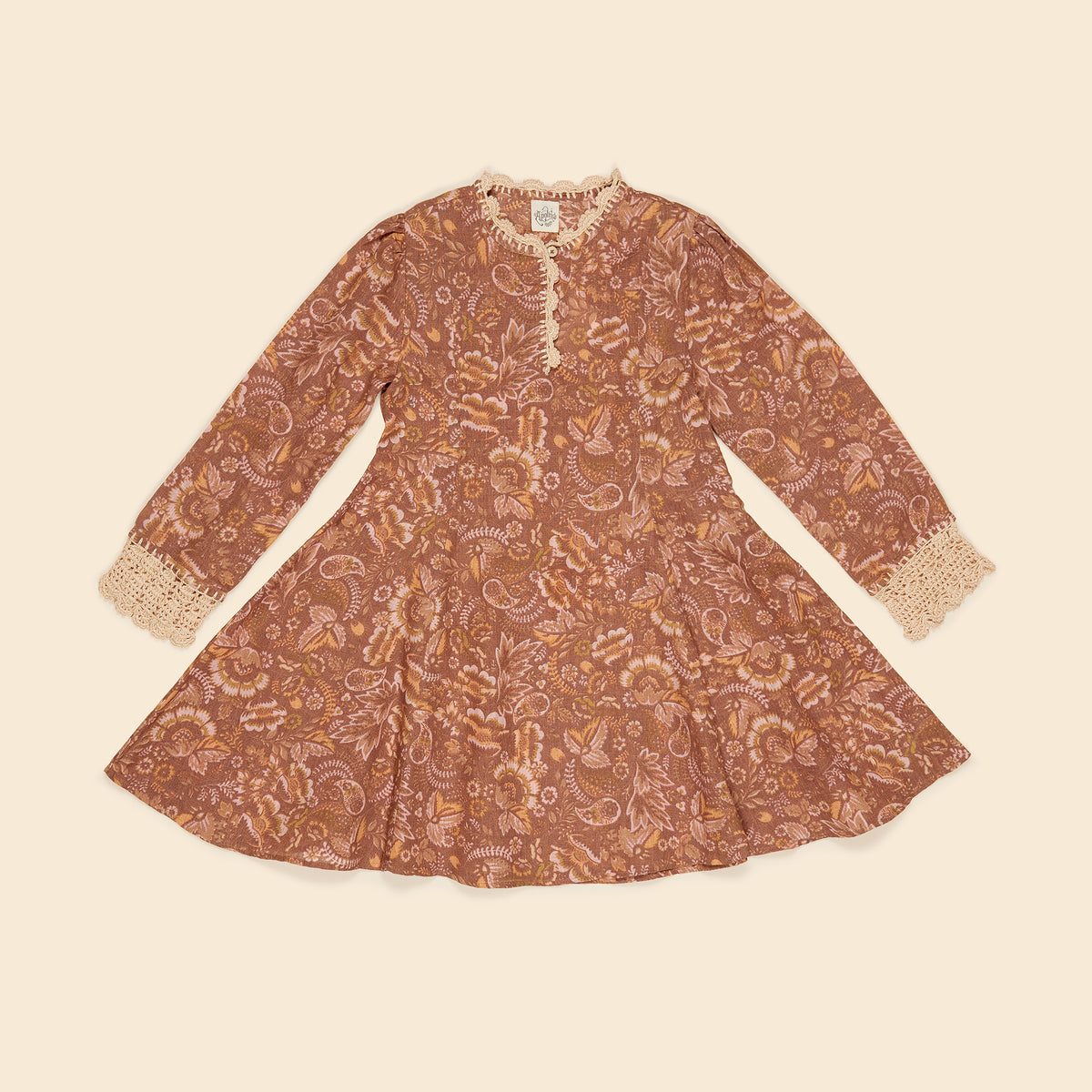 アポリナ　Apolina Fay Dress Cornflower 3-5y Apolina Fay Dress || Cornflower – Honey Pie Children's Boutique