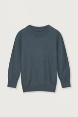 Knitted Jumper | Blue Grey
