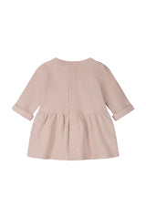 Baby Dress with Snaps | Faded Pink