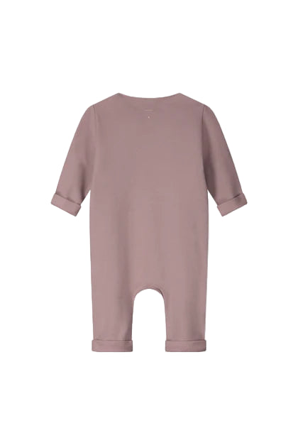 Baby Suit with Snaps | Berry