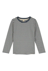 Long-sleeved Tee | Blue Grey Cream