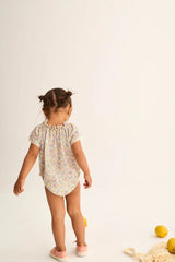 Holly Romper | Multi Floral Cotton Voile
