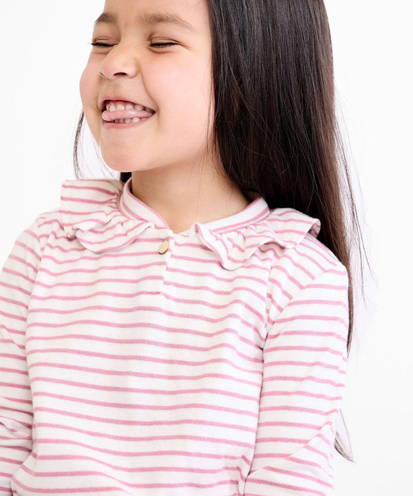 Hen T-Shirt | Rose Mini Stripe