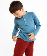 Henley T-Shirt | Petrol