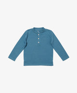 Henley T-Shirt | Petrol