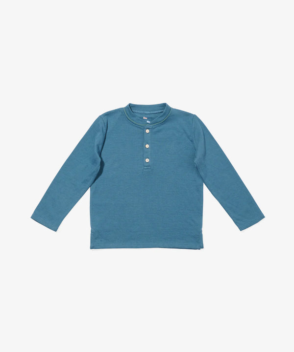 Henley T-Shirt | Petrol